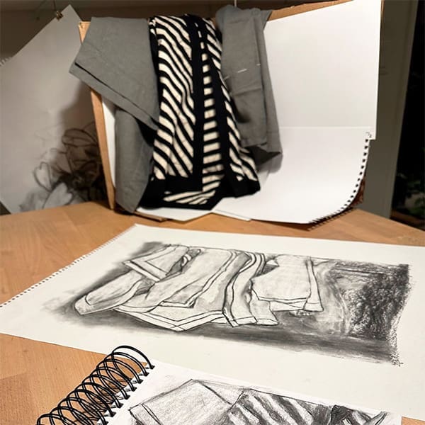 Image of Still life drawing setup